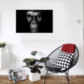 Black and White Monkey Canvas Prints/home Wall Decoration Canvas Art/contemporary Animal Canvas Wall Art